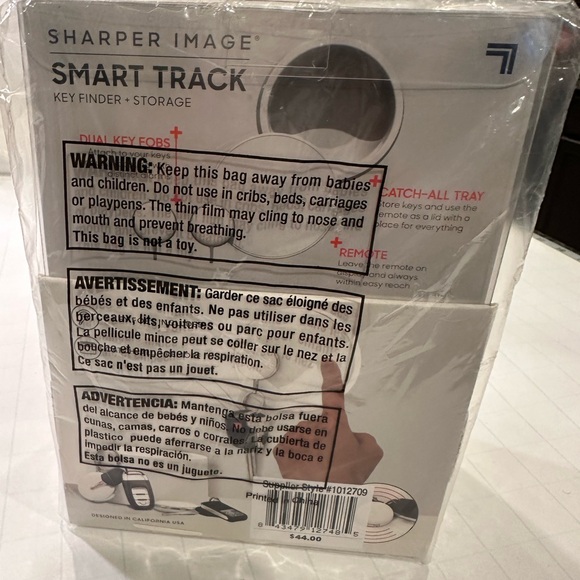 Sharper Image Auto Keyfinder Magnetic Smart Tracker and Storage - Picture 4 of 7